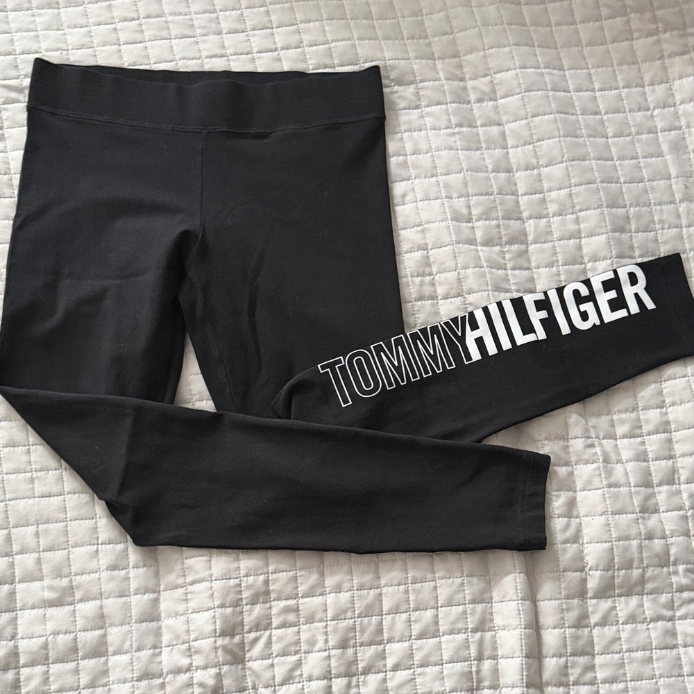 Tommy Hilfiger  Black Logo Leggings